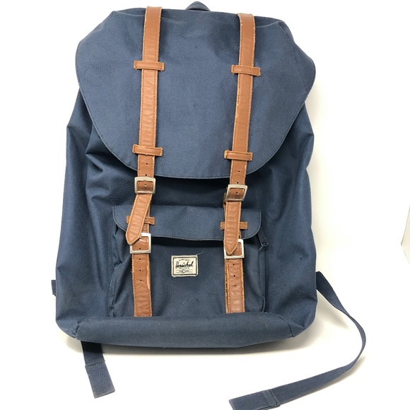 Herschel Supply Company Other - Herschel Blue Knapsack Backpack Canvas & Leather